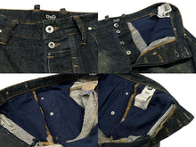 Load image into Gallery viewer, 極美品 Dolce&amp;Gabbana ドルチェ＆ガッバーナ デニムパンツ RPO460 SD638 トルコ製 コットン エラスタン ブルー サイズ48 中古 4b006247
