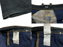 Load image into Gallery viewer, 極美品 Dolce&amp;Gabbana ドルチェ＆ガッバーナ デニムパンツ RPO460 SD638 トルコ製 コットン エラスタン ブルー サイズ48 中古 4b006247