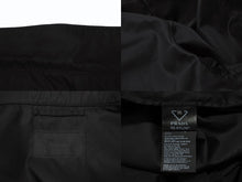 画像をギャラリービューアに読み込む, 極美品 PRADA プラダ Re-Nylon Shirt リナイロン 長袖シャツ SC514 サイズXXL トライアングルロゴ 三角ロゴプレート ブラック 中古 4b006249