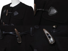 Load image into Gallery viewer, MIUMIU ミュウミュウ ダッフルコート MH1229 14年 ブラック ウール レーヨン サイズ36 美品 中古 4b006251