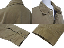画像をギャラリービューアに読み込む, CHROME HEARTS クロムハーツ WORK DOG SHIRTS ワークドッグ シャツ ジャケット クロスボール ヘリンボーン ブラウン サイズXL 良品 中古 4b006253