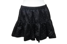 画像をギャラリービューアに読み込む, CHROME HEARTS クロムハーツ オールド 総柄 マルチモチーフ シルク ミニスカート ブラック 美品 中古 4b006257