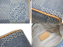 Load image into Gallery viewer, 新品同様 LOUIS VUITTON ルイヴィトン スピーディ バンドリエール18 ハンドバッグ ダミエデニム3D N40682 ゴールド金具 中古 4b006259