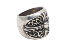 画像をギャラリービューアに読み込む, 極美品 CHROME HEARTS クロムハーツ CLASSIC OVAL クラシック オーバルクロス リング 重量約46.8g サイズ24号 シルバー925 中古 4b006262