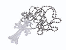 画像をギャラリービューアに読み込む, 極美品 CHROME HEARTS クロムハーツ RUBBER CH CRS SML ラバーCHクロスネックレス スモール 青山20周年記念 全長約75cm 中古 4b006263