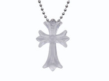 画像をギャラリービューアに読み込む, 極美品 CHROME HEARTS クロムハーツ RUBBER CH CRS SML ラバーCHクロスネックレス スモール 青山20周年記念 全長約75cm 中古 4b006263