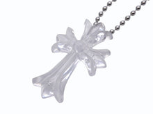 画像をギャラリービューアに読み込む, 極美品 CHROME HEARTS クロムハーツ RUBBER CH CRS SML ラバーCHクロスネックレス スモール 青山20周年記念 全長約75cm 中古 4b006263