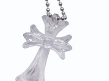 画像をギャラリービューアに読み込む, 極美品 CHROME HEARTS クロムハーツ RUBBER CH CRS SML ラバーCHクロスネックレス スモール 青山20周年記念 全長約75cm 中古 4b006263