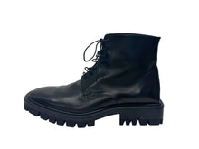 画像をギャラリービューアに読み込む, BALENCIAGA バレンシアガ Outdoor Rim Combat Boots ブーツ ブラック カーフスキン 579684 サイズ45 美品 中古 4b006264