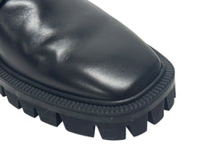 画像をギャラリービューアに読み込む, BALENCIAGA バレンシアガ Outdoor Rim Combat Boots ブーツ ブラック カーフスキン 579684 サイズ45 美品 中古 4b006264