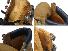 画像をギャラリービューアに読み込む, 新品未使用 CHROME HEARTS クロムハーツ × Timberland ティンバーランド オーダー コラボ ブーツ ブラウン ダガー クロスボール サイズ8M 中古 4b006269