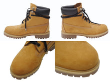 画像をギャラリービューアに読み込む, 新品未使用 CHROME HEARTS クロムハーツ × Timberland ティンバーランド オーダー コラボ ブーツ ブラウン ダガー クロスボール サイズ8M 中古 4b006269