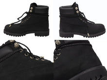 画像をギャラリービューアに読み込む, 新品未使用 CHROME HEARTS クロムハーツ × Timberland ティンバーランド コラボ ブーツ ブラック ダガー クロスボール サイズ8M 中古 4b006270