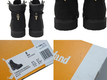 画像をギャラリービューアに読み込む, 新品未使用 CHROME HEARTS クロムハーツ × Timberland ティンバーランド コラボ ブーツ ブラック ダガー クロスボール サイズ8M 中古 4b006270