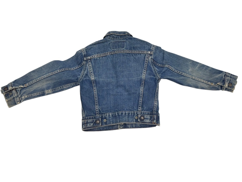 LEVI'S リーバイス 60年代製 デニムジャケット kids キッズ ビッグE 70805-0217 ブルー サイズ8 美品 中古 4b006272