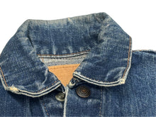 画像をギャラリービューアに読み込む, LEVI'S リーバイス 60年代製 デニムジャケット kids キッズ ビッグE 70805-0217 ブルー サイズ8 美品 中古 4b006272