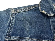 画像をギャラリービューアに読み込む, LEVI'S リーバイス 60年代製 デニムジャケット kids キッズ ビッグE 70805-0217 ブルー サイズ8 美品 中古 4b006272