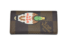 画像をギャラリービューアに読み込む, LOUIS VUITTON × NIGO ルイヴィトン ニゴ ダミエ ジャイアント ポルトフォイユ ブラザ 長財布 N60393 ブラウン 美品 中古 4b006280