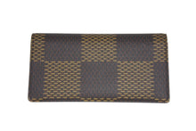 画像をギャラリービューアに読み込む, LOUIS VUITTON × NIGO ルイヴィトン ニゴ ダミエ ジャイアント ポルトフォイユ ブラザ 長財布 N60393 ブラウン 美品 中古 4b006280