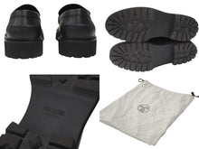 画像をギャラリービューアに読み込む, 新品同様 HERMES エルメス モカシン イコン ケリー金具 シューズ ローファー WS241934ZA 2310 ヴォーグラッセ ブラック 中古 4b006290