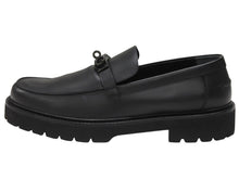 画像をギャラリービューアに読み込む, 新品同様 HERMES エルメス モカシン イコン ケリー金具 シューズ ローファー WS241934ZA 2310 ヴォーグラッセ ブラック 中古 4b006290