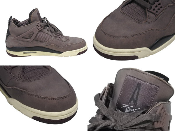 NIKE ナイキ アママニエール AJ4 Violet Ore スニーカー DV6773220 レザー ラバー バーガンディ サイズ30cm 美品 中古 4b006292
