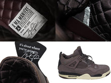 Load image into Gallery viewer, NIKE ナイキ アママニエール AJ4 Violet Ore スニーカー DV6773220 レザー ラバー バーガンディ サイズ30cm 美品 中古 4b006292