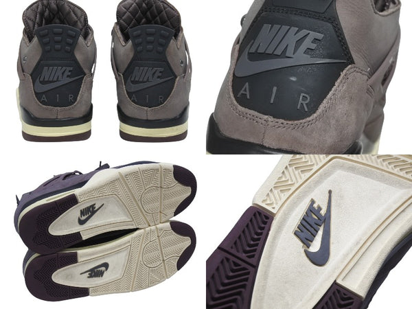 NIKE ナイキ アママニエール AJ4 Violet Ore スニーカー DV6773220 レザー ラバー バーガンディ サイズ30cm 美品 中古 4b006292