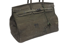 Load image into Gallery viewer, READYMADE レディメイド TRAVEL BAG LARGE トラベルバッグ ラージ ハンドバッグ サイズL バーキン50型 再構築 オリーブ 美品 中古 4b006294