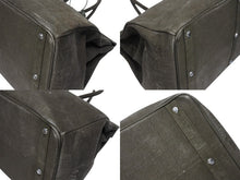 Load image into Gallery viewer, READYMADE レディメイド TRAVEL BAG LARGE トラベルバッグ ラージ ハンドバッグ サイズL バーキン50型 再構築 オリーブ 美品 中古 4b006294