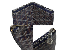 画像をギャラリービューアに読み込む, GOYARD ゴヤール セナGM クラッチバッグ ネイビー ゴヤールディンキャンバス シルバー金具 SENAT2GMLTY07CL07P 美品 中古 4b006297
