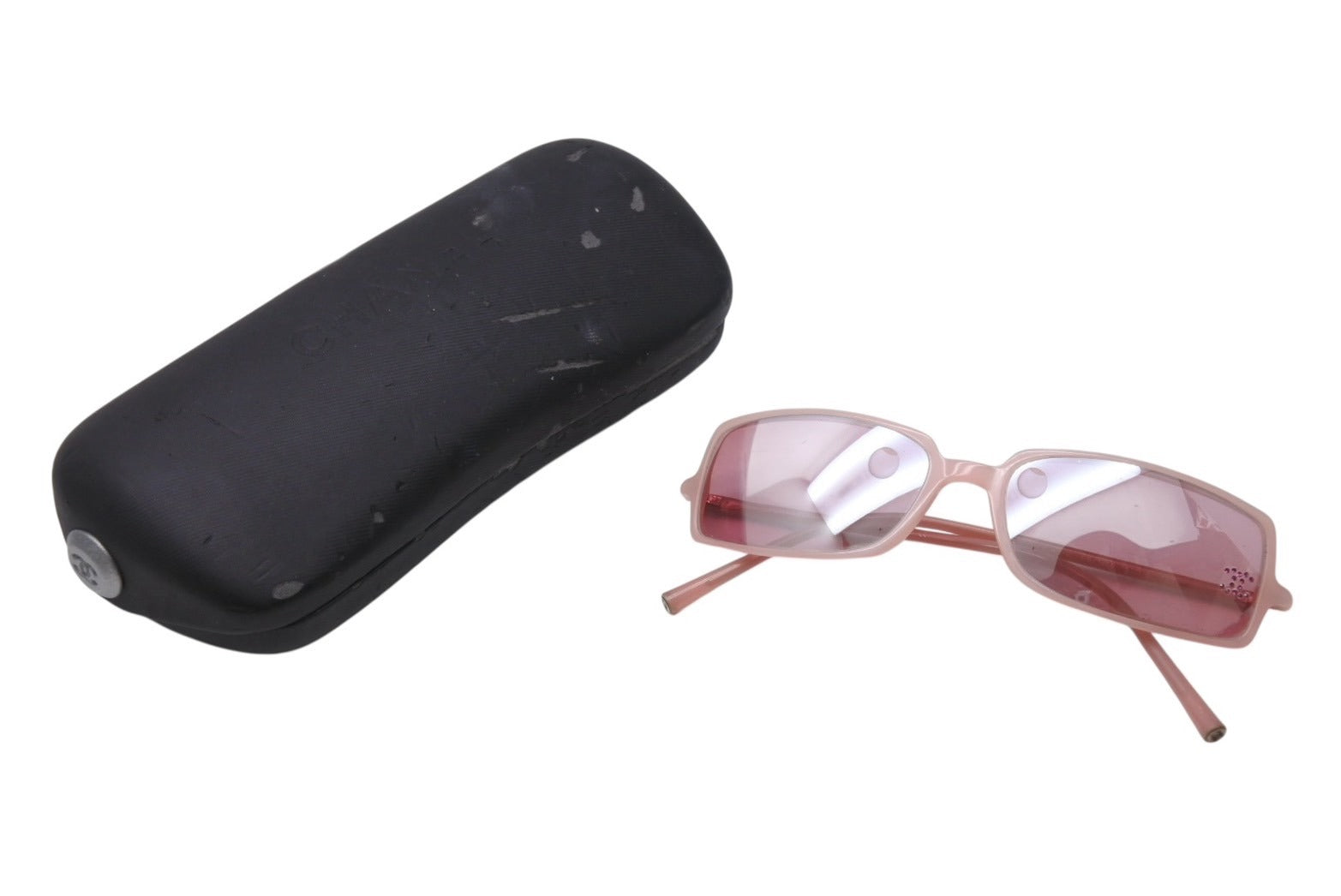 CHANEL シャネル ココマーク ラインストーン スクウェア サングラス