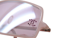 画像をギャラリービューアに読み込む, CHANEL シャネル ココマーク ラインストーン スクウェア サングラス ピンク プラスティク 美品 中古 4b006302