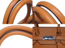 画像をギャラリービューアに読み込む, ゴルチェ期 HERMES エルメス ショルダーバーキン オレンジ トリヨンクレマンス ◻︎I刻 シルバー金具 美品 中古 4b006308