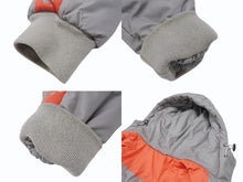 画像をギャラリービューアに読み込む, Lucien Pellat-Finet ルシアンペラフィネ ダウンジャケット LPFロゴ刺繍 グレー オレンジ 美品 中古 4b006315