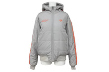 画像をギャラリービューアに読み込む, Lucien Pellat-Finet ルシアンペラフィネ ダウンジャケット LPFロゴ刺繍 グレー オレンジ 美品 中古 4b006315