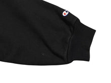 画像をギャラリービューアに読み込む, Champion チャンピオン パーカー 無地 裏起毛 S2202-003 ブラック コットン ポリエステル 美品 中古 4b006316