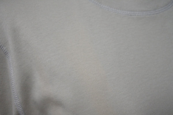 VINTAGE ヴィンテージ ロングスリーブTシャツ 長袖Tシャツ バックプリント 大麻柄 マリファナ コットン グレー サイズS 美品 中古 4b006317