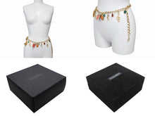 Load image into Gallery viewer, 極美品 DOLCE&amp;GABBANA ドルチェアンドガッバーナ ネックレス WPJ1S2W00011 重量約211.3g フルーツ ブラス ラインストーン 中古 4b006325