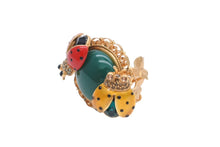 画像をギャラリービューアに読み込む, DOLCE&amp;GABBANA ドルチェアンドガッバーナ ブラスリング 指輪 WRI6C1W0001 重量約32.4g 13.5号 てんとう虫 美品 中古 4b006327