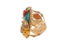画像をギャラリービューアに読み込む, DOLCE&amp;GABBANA ドルチェアンドガッバーナ ブラスリング 指輪 WRI6C1W0001 重量約32.4g 13.5号 てんとう虫 美品 中古 4b006327