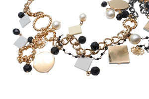 DOLCE&GABBANA ドルチェアンドガッバーナ ネックレス 重量約177.9g メキシカンタイル調 ブラス テラコッタ 美品 中古 4b006329