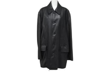 画像をギャラリービューアに読み込む, HERMES エルメス レザーコート ブラック フランス製 牛革レザー レーヨン サイズ52 美品 中古 4b006342