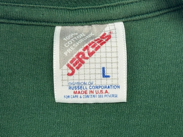 VINTAGE ヴィンテージ 90's WU-WEAR ウーウェア 半袖Ｔシャツ グリーン サイズL ウータンクラン 美品 中古 4b006345