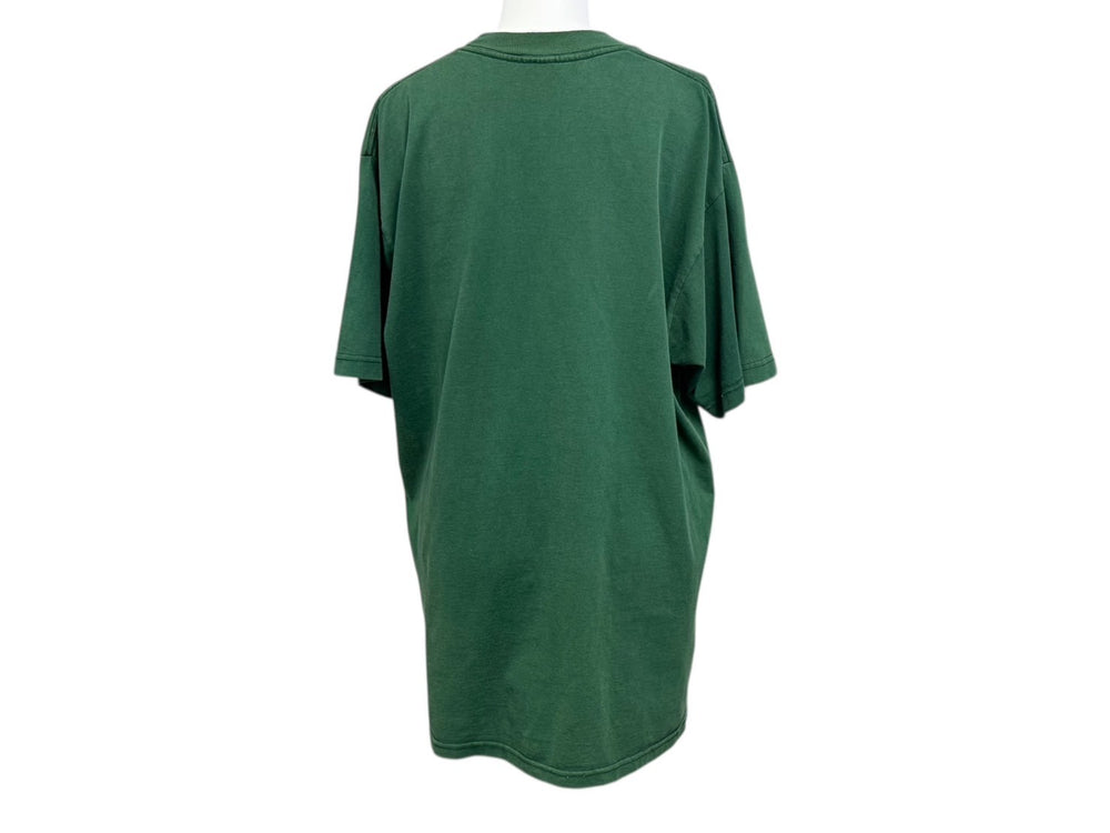 VINTAGE ヴィンテージ 90's WU-WEAR ウーウェア 半袖Ｔシャツ グリーン サイズL ウータンクラン 美品 中古 4b006345