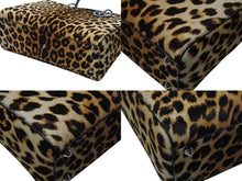 Load image into Gallery viewer, CHRISTIAN DIOR クリスチャンディオール レディディオール ラージ ハラコ レザー レオパード シルバー金具 美品 中古 4b006349