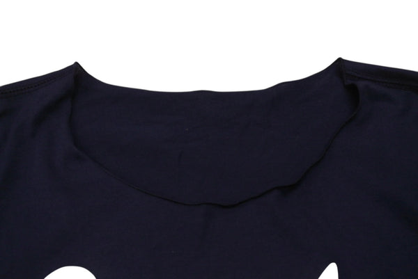 極美品 lucien pellat finet ルシアンペラフィネ 長袖Tシャツ ロングスリーブ コットン ネイビー マルチカラー サイズXXL 中古 4b006350