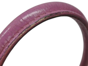 Lucien Pellat-Finet ルシアンペラフィネ ハンドバッグ ミニボストンバッグ スカル ピンク レザー 美品 中古 4b006351
