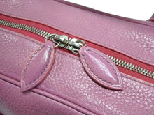 Load image into Gallery viewer, Lucien Pellat-Finet ルシアンペラフィネ ハンドバッグ ミニボストンバッグ スカル ピンク レザー 美品 中古 4b006351