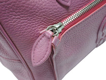 Load image into Gallery viewer, Lucien Pellat-Finet ルシアンペラフィネ ハンドバッグ ミニボストンバッグ スカル ピンク レザー 美品 中古 4b006351
